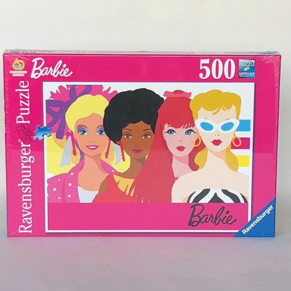 New sealed Ravensburger 500pcs Puzzle-Barbie's 60Th Anniversary Edition - Picture 11 of 15